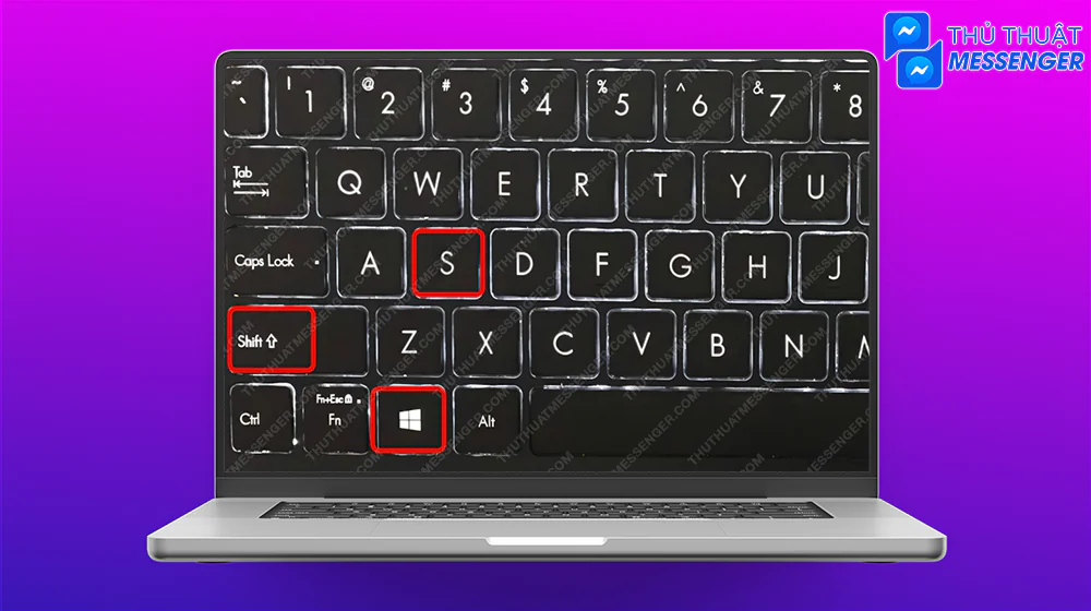 Bước 1: Mở màn hình thông tin cần chụp lại > Nhấn Windows + Shift + S.