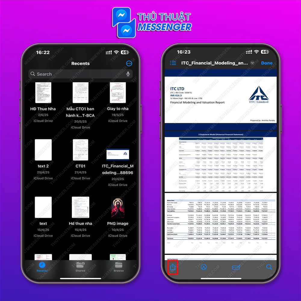 Bước 1: Vào phần tệp tin trên máy, chọn tệp tin muốn chia sẻ (word, ppt, excel,...) > Chọn Chia sẻ.