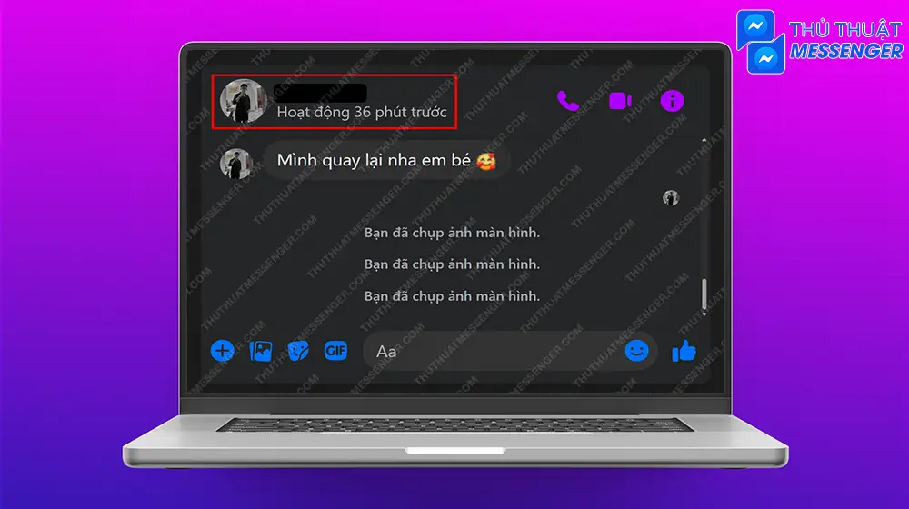 Bước 1: Truy cập messenger truy > Chọn tài khoản mà bạn muốn xóa bạn > Chọn “avatar ảnh đại diện”.