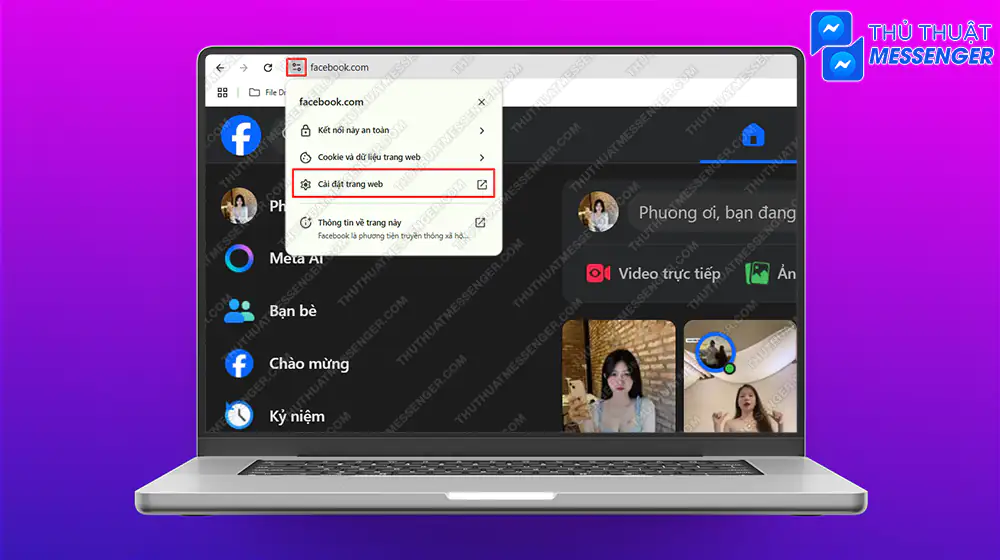 Cấp quyền truy cập camera/micro với máy tính