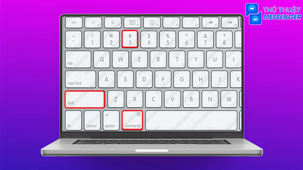 Thao tác chụp ảnh màn hình bằng Macbook