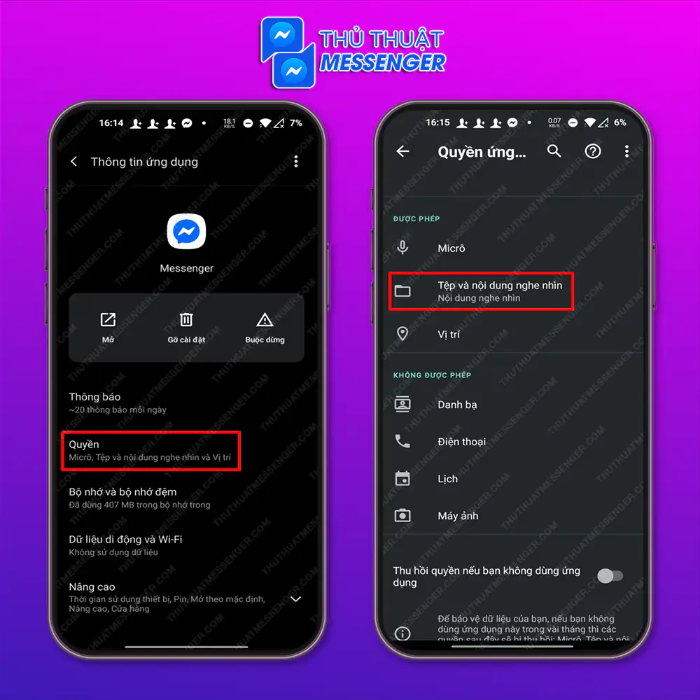 Thực hiện chi tiết cùng Android