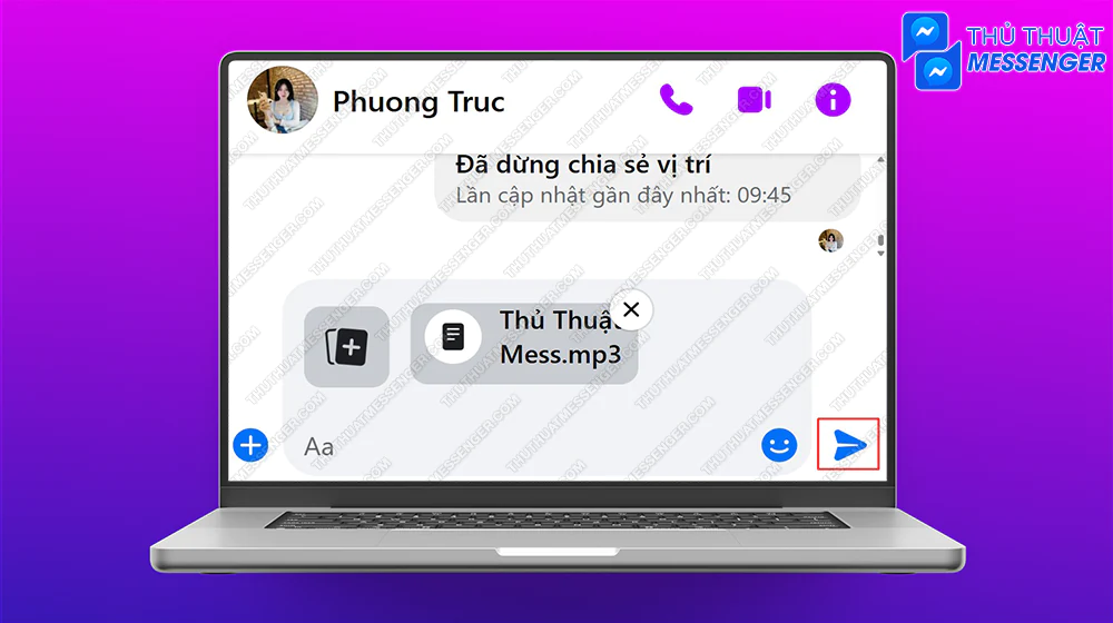 Bước 2: Nhấn Gửi.