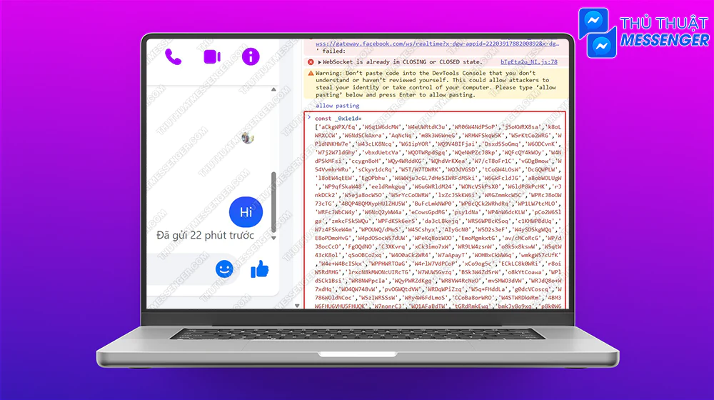 Bước 2:Dán đoạn code từ đường dẫn này https://github.com/dl2811/Tu_dong_gui_tin_nhan_chon_fanpage/blob/main/script.js > Nhấn Enter để khởi chạy.