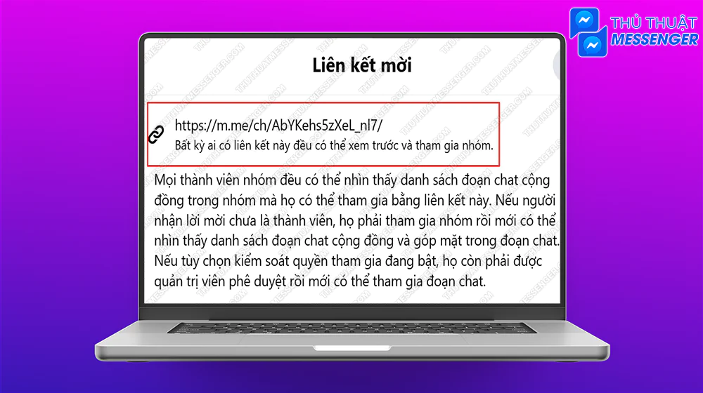 Bước 3: Nhấn trực tiếp vào URL.