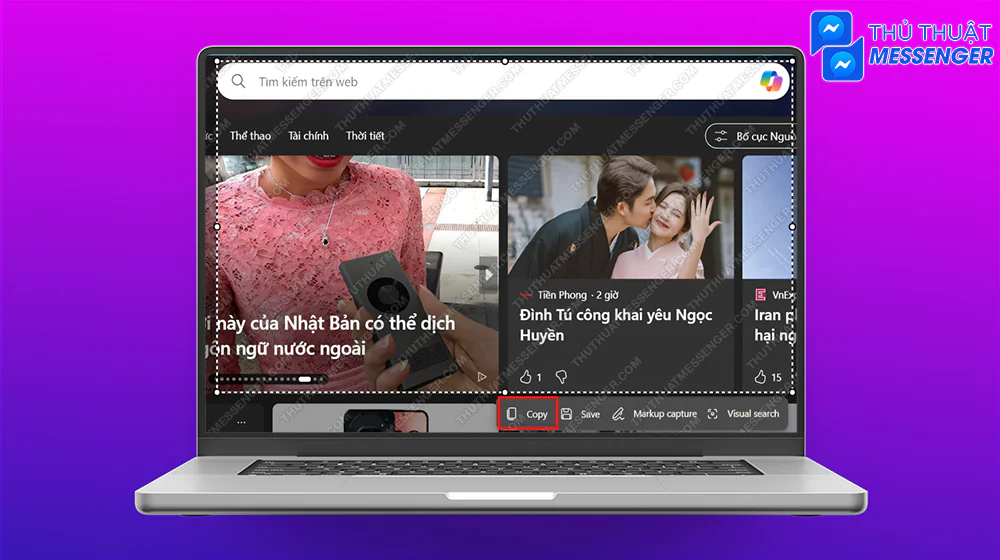 Bước 3: Người dùng có thể tuỳ chỉnh thêm cho ảnh > Sao chép.