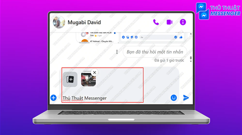 Bước 4: Mở đoạn chat bạn muốn chia sẻ > Dán vào đó > Gửi tin nhắn.