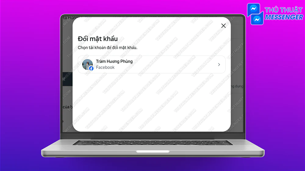 Bước 5: Chọn vào tài khoản muốn đổi password.