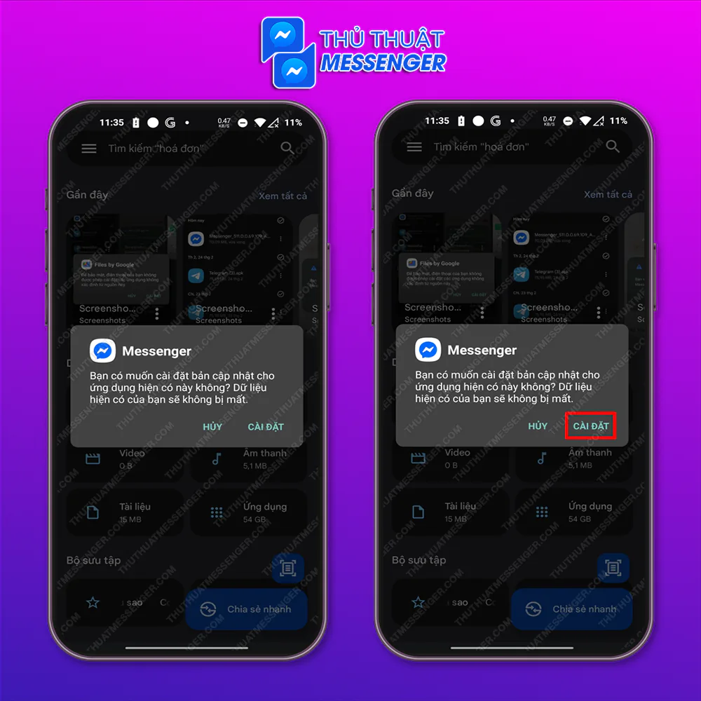 Bước 3: Khởi chạy file vừa tải về > Cài đặt