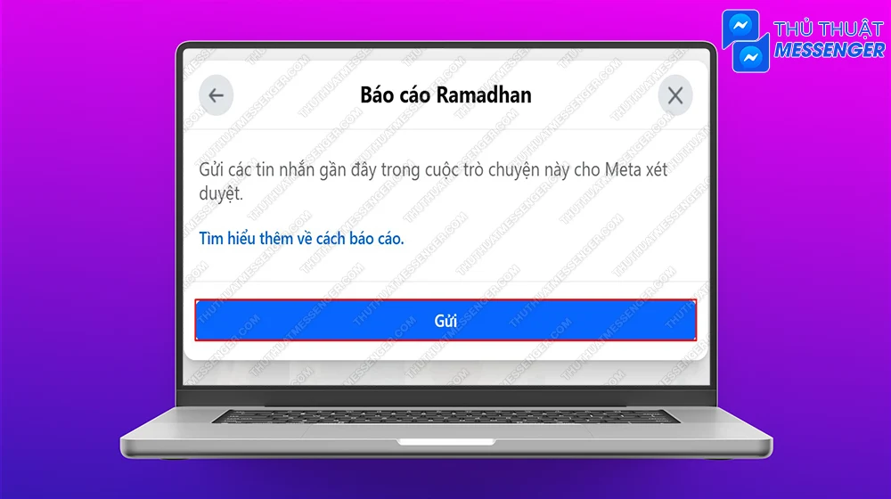 Bước 5: Chọn Gửi.