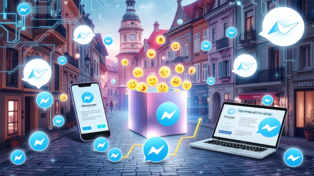 Giải đáp thắc mắc về hiệu ứng hộp quà trên Messenger