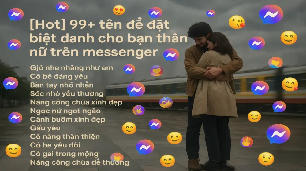 [Hot] 99+ tên để đặt biệt danh cho bạn thân nữ trên messenger