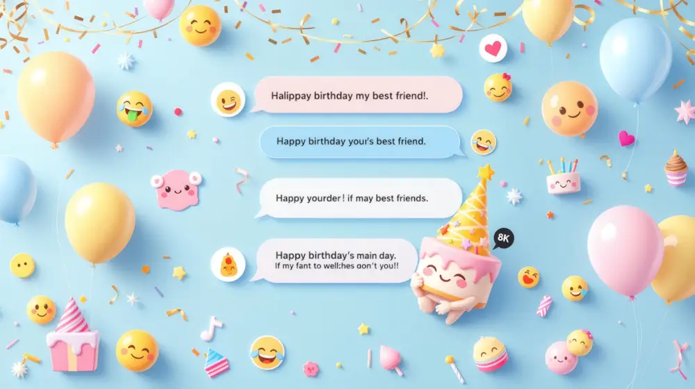 Lời chúc sinh nhật ngắn gọn, lầy lội dành cho bạn thân chí cốt