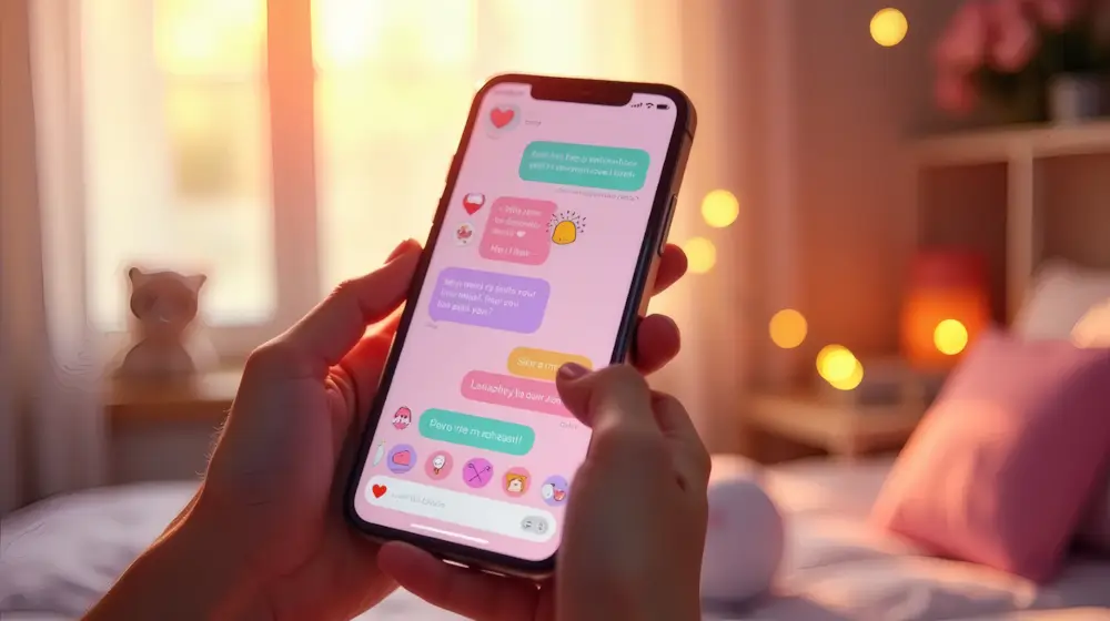Những câu nói tỏ tình trên mess chúc ngủ ngon ấn tượng