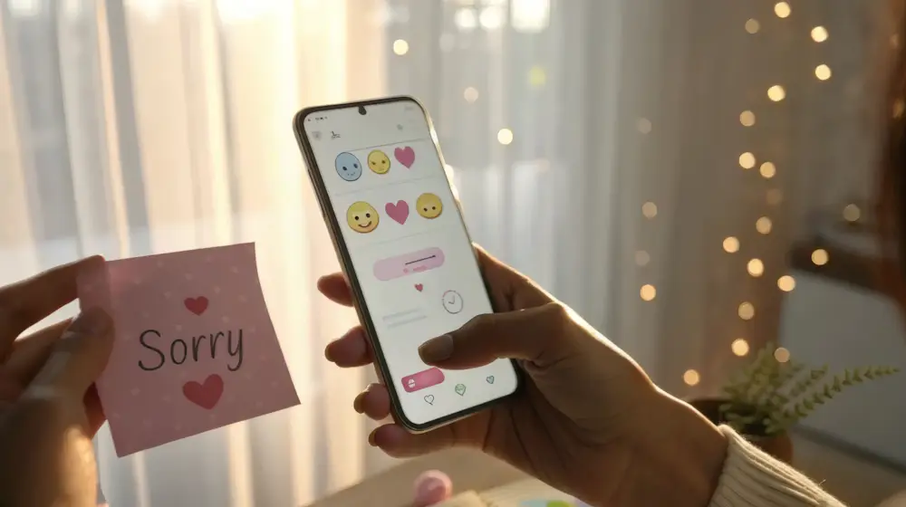 Những mẫu mess xin lỗi dài đầy ngọt ngào