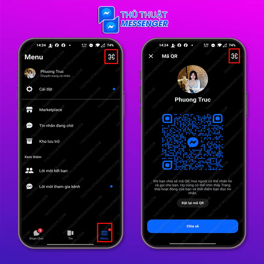 Sử dụng trên thiết bị Android