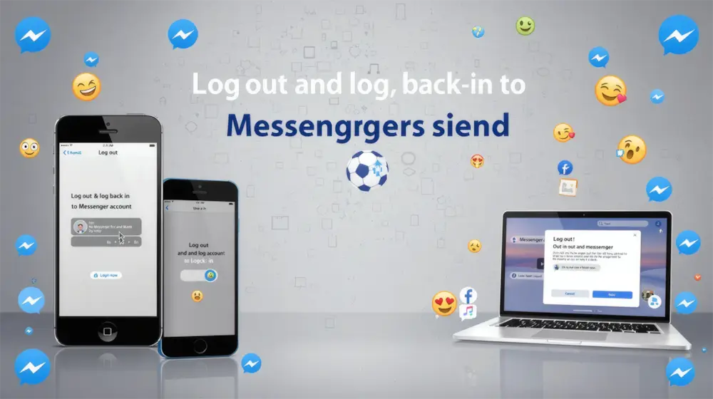 Thoát và đăng nhập lại tài khoản Messenger