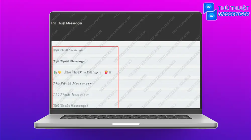 Tool Stylish Fonts cung cấp kiểu chữ đẹp