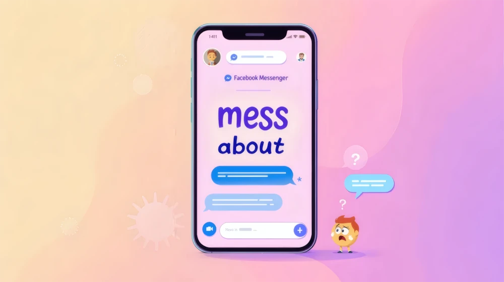 Ví dụ khi dùng mess about trong messenger