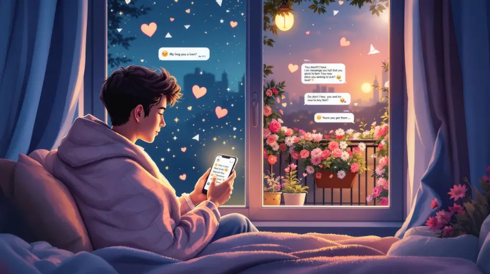 Viết mess dài cho người yêu xa nhưng không nhạt nhẽo