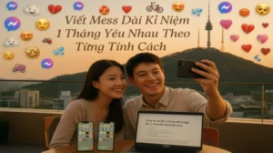 Viết Mess Dài Kỉ Niệm 1 Tháng Yêu Nhau Theo Từng Tính Cách